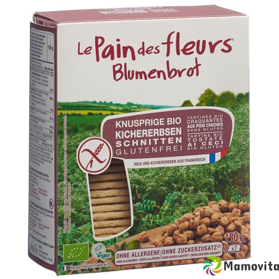 Blumenbrot Knusprige Schnitten Kichererbsen 150g buy online