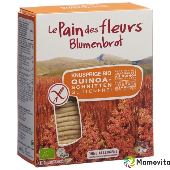 Flowers bread slices Crispy Quinoa 150 g buy online