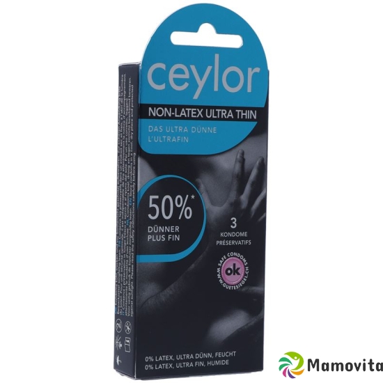 Ceylor Non Latex Condoms Ultra Thin 3 pieces buy online