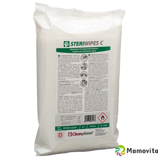 Cleanplanet Steriwipes C Tuecher Nachfüll 200 Stück buy online