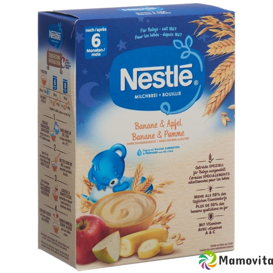 Nestle Baby Cereals Pyjama Banane Apfel 6m 480g buy online