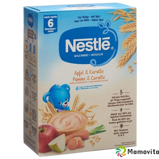 Nestle Baby Cereals Apfel Karotte 8m 480g buy online