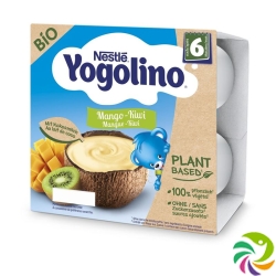 Nestle Yogolino Bio Plant Mango Kiwi 6m 4x 90g