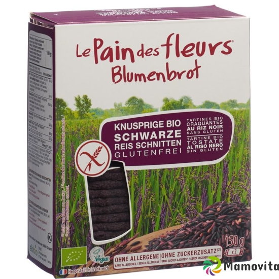 Blumenbrot Knusprige Schnitten Schwarz Reis 150g buy online