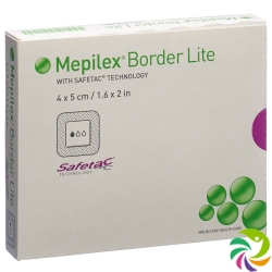 Mepilex Border Lite silicone foam dressing 4x5cm 10 pcs