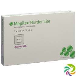 Mepilex Border Lite Silikonschaumv 5x12.5cm 5 Stück