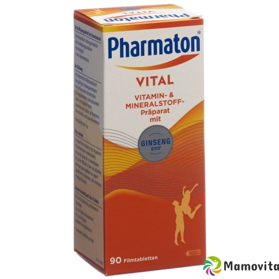 Pharmaton Vital Filmtabletten Glasflasche 90 Stück buy online