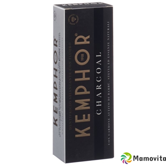 Kemphor Toothpaste Charcoal Tube 75ml buy online