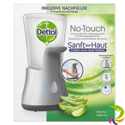 Dettol No-Touch Starter-Set Silb Aloe Vera 250ml