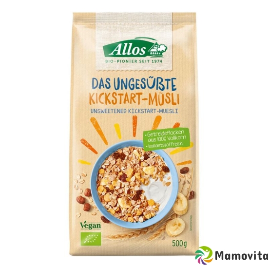 Allos Das Ungesuesste Kickstart-Muesli Beutel 500g buy online