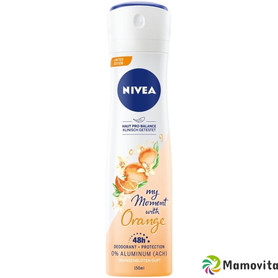 Nivea Deo My Moment With Orange Female Spray 150ml buy online