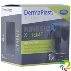 Dermaplast Active Kinesiotape Xtreme 5cmx5m Black