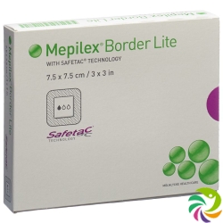 Mepilex Border Lite Silicone Foam Dressing 7.5x7.5cm 5 pcs