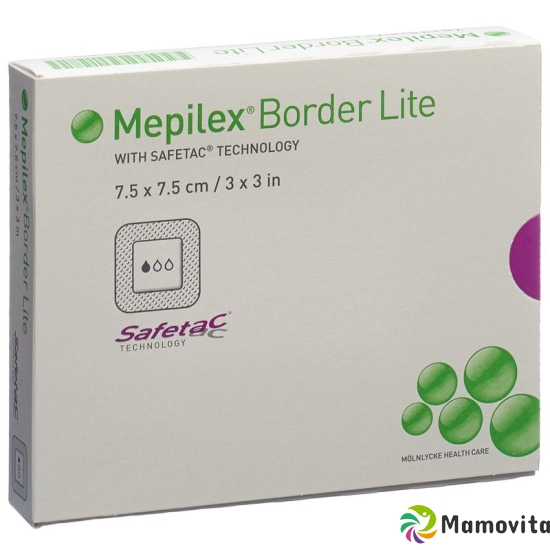 Mepilex Border Lite Silicone Foam Dressing 7.5x7.5cm 5 pcs buy online