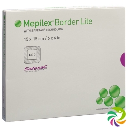 Mepilex Border Lite Silikonschaumv 15x15cm 5 Stück