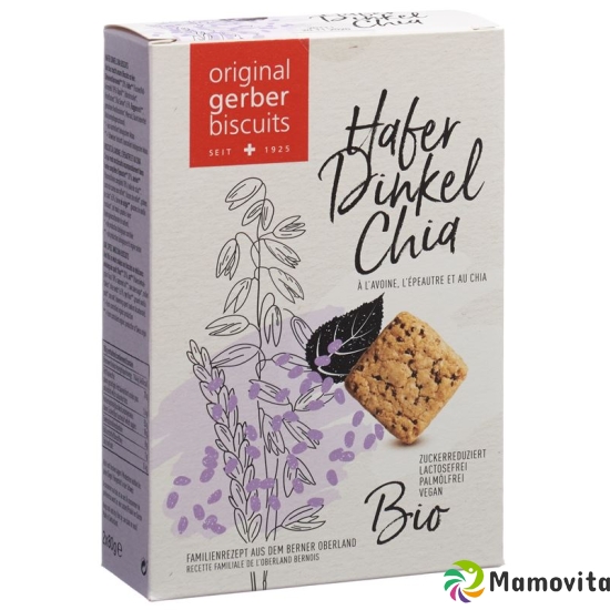 Gerber Hafer Dinkel Biscuits Chia Bio 2x 80g buy online