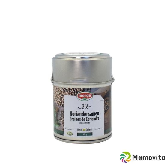 Morga Gewürz Koriandersamen Ganz Bio Dose 30g buy online