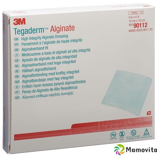 3M Tegaderm Alginat Kompresse 10x10cm Neu 10 Stück buy online