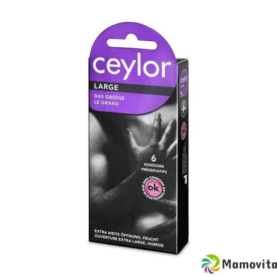 Ceylor Large Condoms with Reservoir 6 pieces buy online