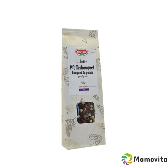 Morga Gewürz Pfefferbouquet Ganz Bio Nfb 50g buy online