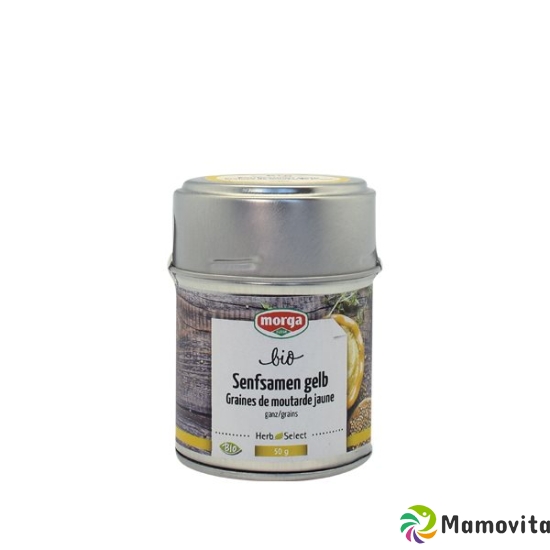 Morga Gewürz Senf Gelb Ganz Bio 75g buy online