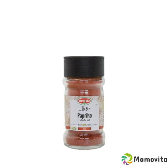 Morga Gewürz Paprika Scharf Gemahlen Bio Glas 35 buy online