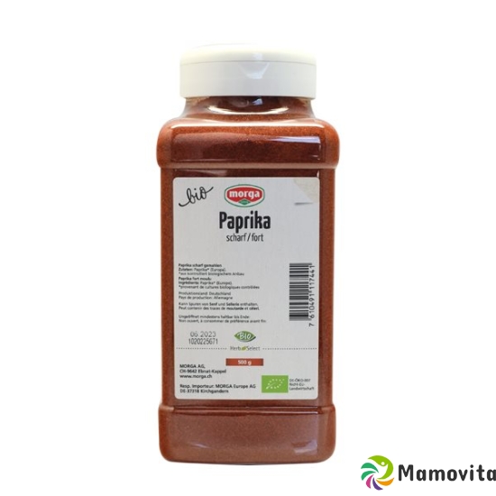 Morga Gewürz Paprika Scharf Gemahlen Bio Dose 500g buy online