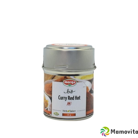 Morga Gewürz Curry Red Hot Bio Dose 40g buy online