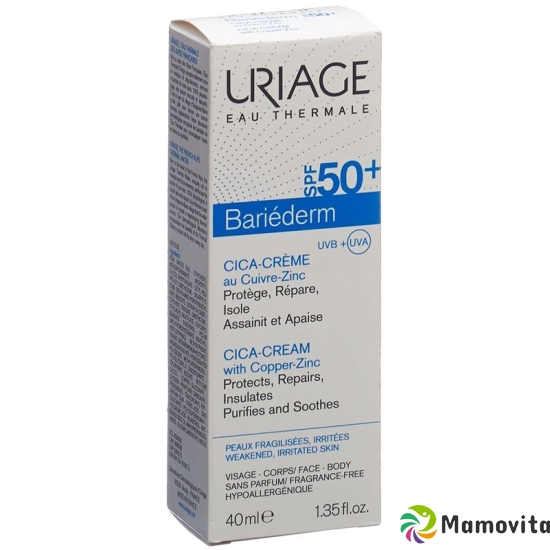 Uriage Bariederm Cica-Creme LSF 50 Tube 40ml buy online