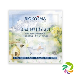 Biokosma Schaumbad Bergtraum gelber Enzian Honig Bio 25ml