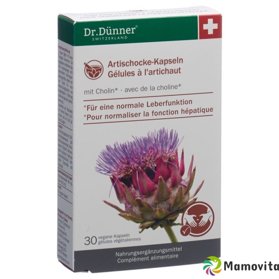 Dr. Dünner Artichoke Capsules 30 Caps buy online