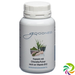 Goodness Chlorella Pulv Vit B12 Kapseln 600mg 90 Stück