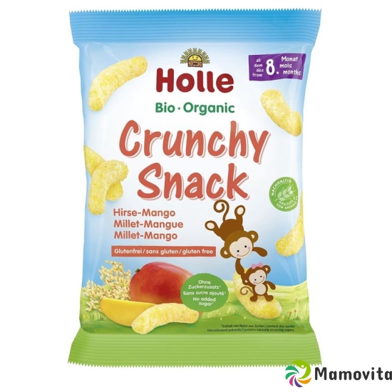 Holle Bio-Crunchy Snack Hirse Mango (neu) 25g buy online