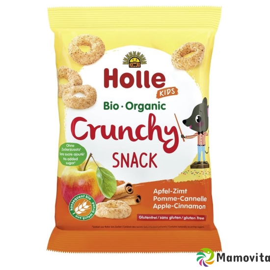 Holle Bio-Crunchy Snack Apfel Zimt (neu) 25g buy online