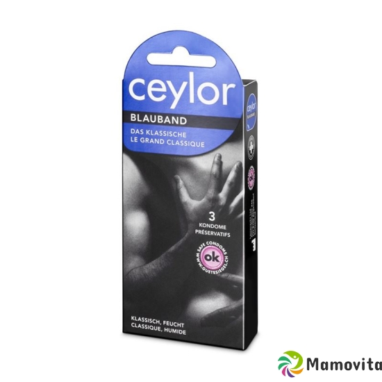 Ceylor blueribbon condoms with reservoir 3 pieces buy online