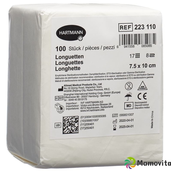 IVF Longuetten T17 7.5x10cm 8-fach 100 Stück buy online