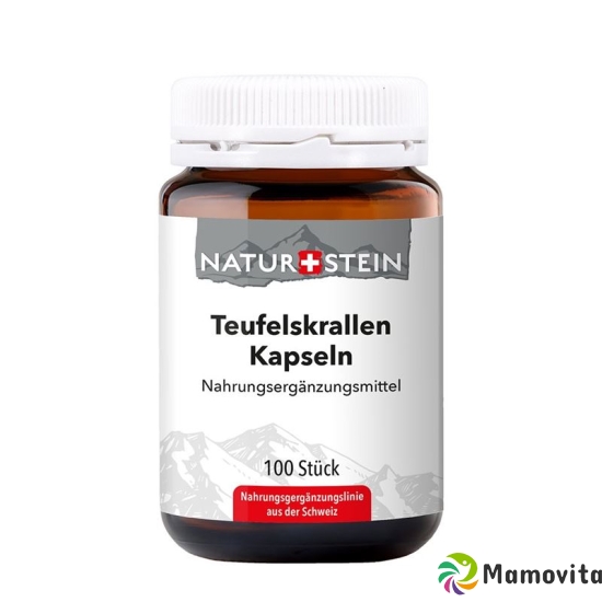 Naturstein Teufelskrallen Kapseln Glasflasche 100 Stück buy online