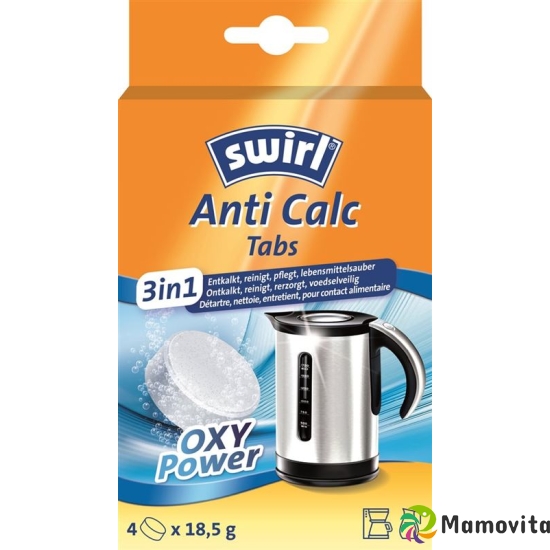 Swirl Anti Calc 3in1 Tabs 4x 18.5g buy online