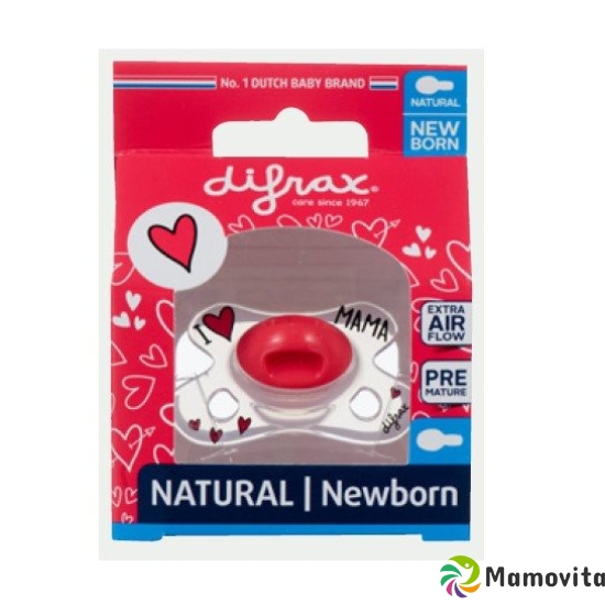 Difrax Nuggi Natural -2/+2m I Love Silicone buy online