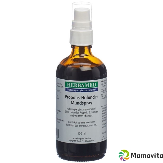 Herbamed Porpolis-Holunder Mundspray 100ml buy online