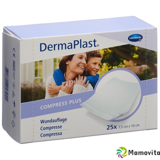 Dermaplast Compress Plus 7.5x10cm 25 Pieces buy online