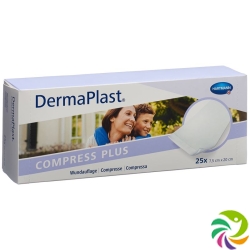 Dermaplast Compress Plus 7.5x20cm 25 Pieces