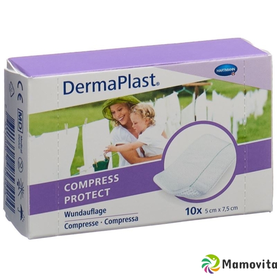 Dermaplast Compress Protect 5x7.5cm 10 Pieces buy online