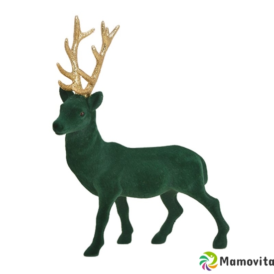 Herboristeria decorative figure 39cm deer green-gold buy online