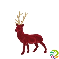 Herboristeria decorative figure 30cm deer red-gold