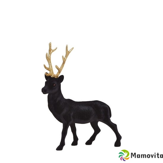 Herboristeria decorative figure 21cm deer black-gold buy online