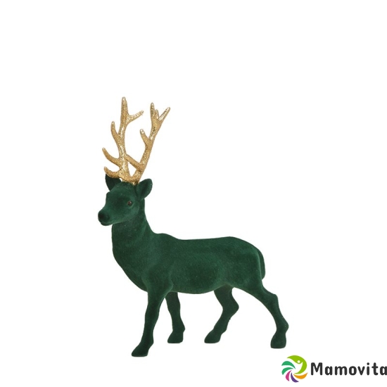 Herboristeria decorative figure 21cm deer green-gold buy online