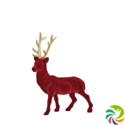 Herboristeria decorative figure 21cm deer red-gold