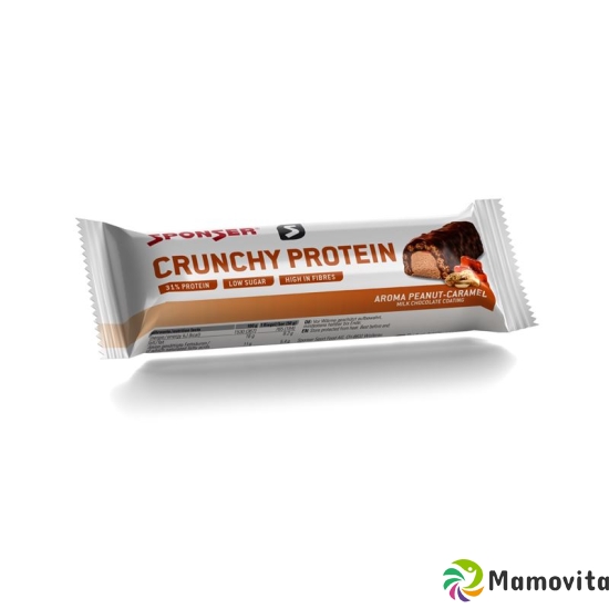 Sponser Crunchy Protein Bar Erdnuss Karamell 50g buy online