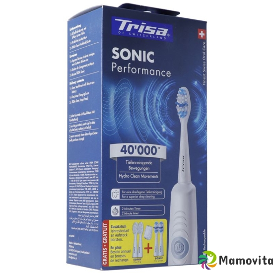 Trisa Sonic Performance Schallzahnb Promo 5 Refils buy online